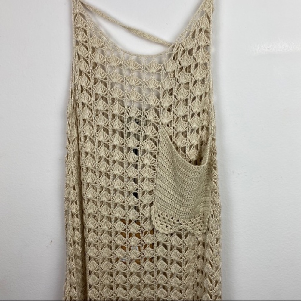 One Teaspoon Canyon Crochet Knit Beach Dress 8 - Picture 7 of 10